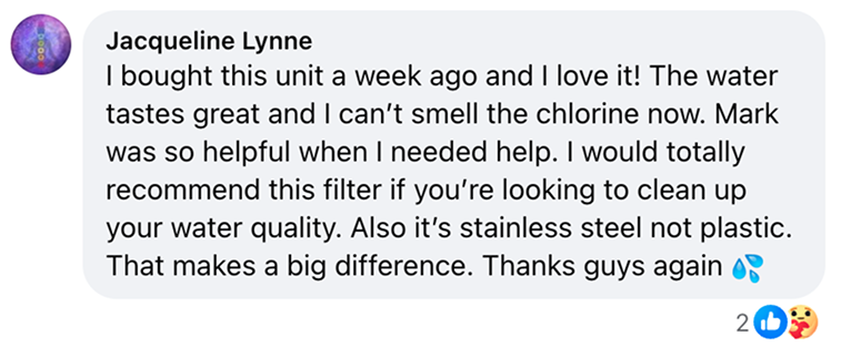 Customer review